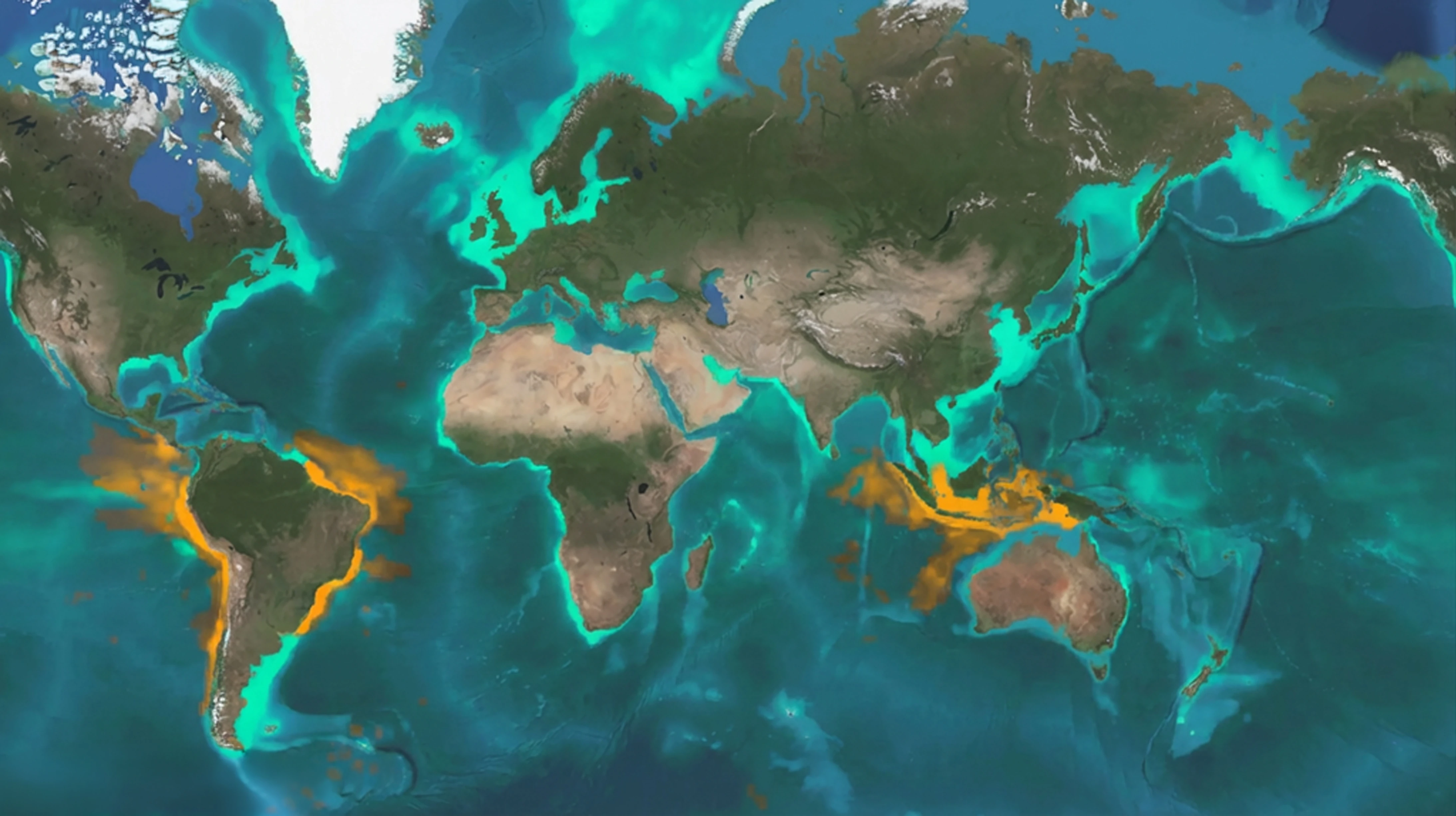 Global Fishing Watch map